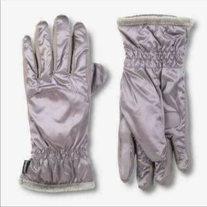New Isotoner Women's Sleek Heat Gloves Touchscreen SmartDri Dusty Lavender 228T1